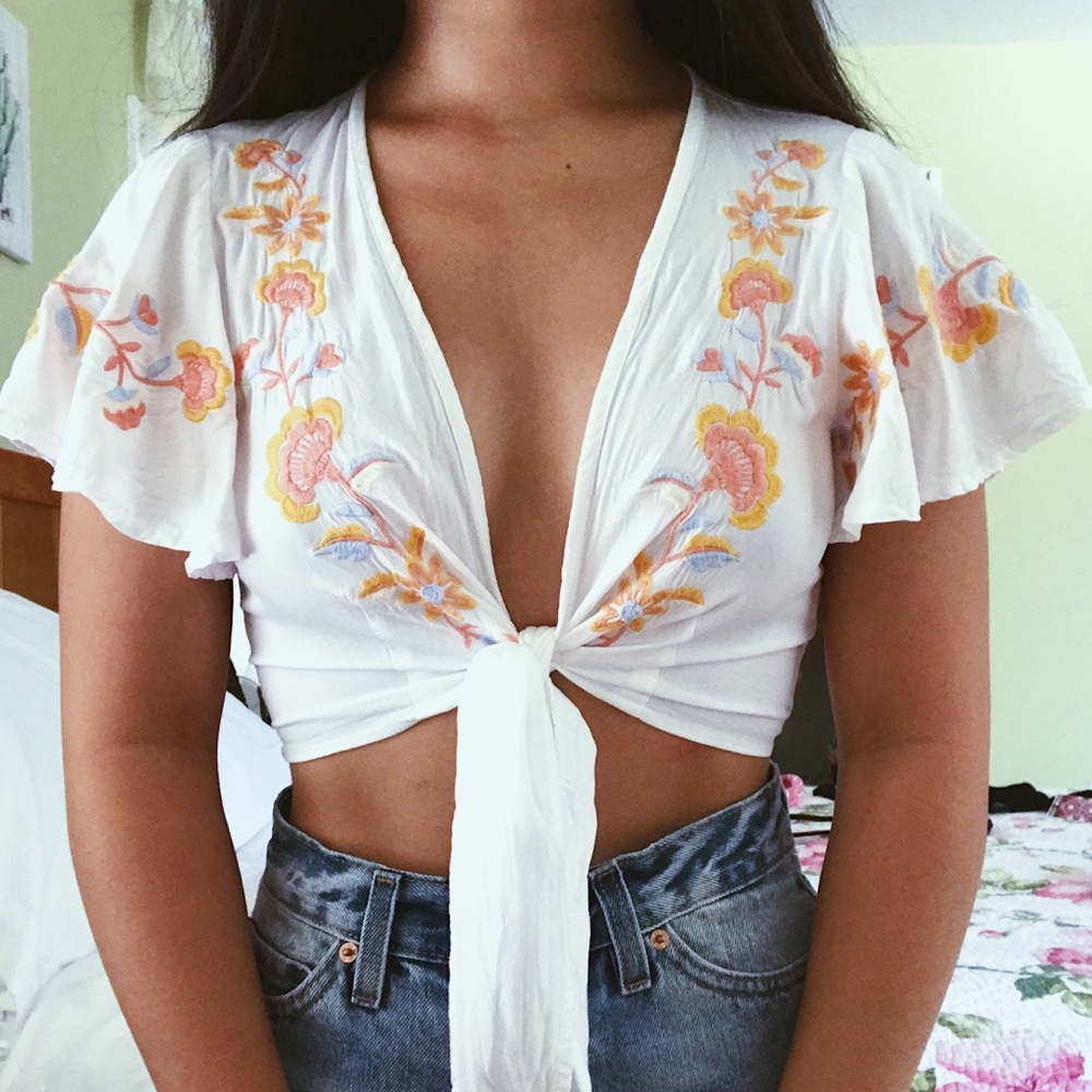 Forever 21 floral top